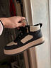 達芙妮高幫鞋女百搭厚底運動(dòng)鞋休閑加絨平底板鞋女4623607066 米咖 39  曬單實(shí)拍圖