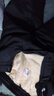 羅蒙（ROMON）冬季爸爸褲子加絨加厚中老年人男士羊羔絨休閑褲老人羽絨棉褲外穿 黑色【紐扣開(kāi)腰超厚羊羔絨】 3XL 140-160斤 曬單實(shí)拍圖