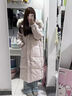 戀的羽絨棉服女中長款2024新款學(xué)生小個子衣服棉衣外套冬季羽棉襖絨服 粉紅色 均碼 (可備注碼數(shù)) 曬單實拍圖