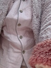 浪莎磨毛睡衣女秋冬季長(cháng)袖純棉加厚全棉格子家居服日系春秋冬棉質(zhì)套裝 甜美粉磨毛 L 號 體重130斤內 曬單實(shí)拍圖