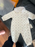 戴維貝拉秋冬裝新生兒連體衣女寶寶嬰幼兒小月齡外出衣服 曬單實拍圖