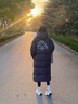 卡帕（Kappa）背靠背長(zhǎng)款羽絨服2024新款男女冬季運(yùn)動(dòng)棉服防寒服K0EZ2YY09D 曬單實(shí)拍圖