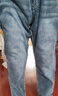 東方駱駝（EASTERN CAMEL）直筒牛仔褲男士夏季薄款寬松休閑長(cháng)褲2025春季新款美式高端褲子男 9331藍灰 36 曬單實(shí)拍圖