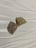 樂喵（LEMIAO）韓版發(fā)飾中號精致滿鉆蝴蝶結(jié)劉海發(fā)夾彈簧發(fā)卡帶鉆頭飾發(fā)量少頂夾 金色  A24-304 曬單實拍圖