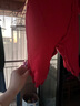 戴維貝拉新生兒紅色夾棉爬服冬裝女寶抗菌防螨新年服中國風(fēng) 曬單實(shí)拍圖
