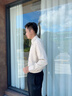 LAXSESU感豎條紋男士襯衫春秋款商務(wù)高端免燙抗皺襯衣長(zhǎng)袖男修身襯衫 咖色(條紋款) L :117-130斤 曬單實(shí)拍圖