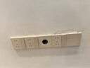 西蒙（SIMON）奶油風(fēng)開關(guān)插座 啞光家用大面板 86型暗裝電源 M1系列可可蛋奶色 三孔16A帶開關(guān)（單控） 曬單實(shí)拍圖