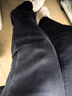 衣然呈品高腰微喇牛仔褲女秋冬新款小個(gè)子休閑簡(jiǎn)約時(shí)尚百搭直筒黑色褲子女 黑色【加絨】 L 【建議110-120斤】 曬單實(shí)拍圖