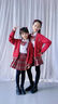 迪士尼（Disney）女大童jk套裝春款2025新款小女孩長(zhǎng)袖開(kāi)衫毛衣學(xué)院風(fēng)百褶裙三件套 紅色套裝(襯衫+裙子) 130 CM 建議身高120-130cm6-7歲 曬單實(shí)拍圖
