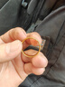 中國(guó)黃金（CHINA GOLD）黃金戒指足金六字真言戒指男士戒指送老公送爸爸生日父親節(jié)禮物 21圈口-約1.6g 曬單實(shí)拍圖