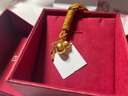 六福珠寶七夕禮物 足金葫蘆福滿傳家福祿生財(cái)黃金吊墜項(xiàng)鏈 計(jì)價(jià) 約9.45克 曬單實(shí)拍圖