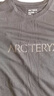 ARC'TERYX始祖鳥 IONIA MERINO WOOL ARC'WORD LOGO 透氣 男子 羊毛短袖T恤 BLACK/黑色 M 曬單實拍圖