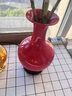 鼎眾陶瓷景德鎮(zhèn)陶瓷器中國紅全紅純紅色花瓶插花新中式客廳婚慶裝飾品擺件 中國紅全紅釉賞瓶+底座 曬單實(shí)拍圖