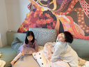 富羅迷女童連衣裙春秋季甜美網(wǎng)紗針織裙中大童校園演出裙子 紫色 130  曬單實(shí)拍圖