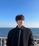 雍杰S999銀養(yǎng)耳洞耳釘男士潮流個性耳骨釘2025年新款單只耳環(huán)男耳飾 999銀耳釘YS47【黑色一對】 曬單實拍圖
