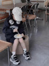 茨語童鞋女童鞋秋運(yùn)動鞋2025新款板鞋中大童潮鞋男童休閑鞋面包鞋子 6220紫色皮面單里 31 內(nèi)長約18.9厘米 曬單實(shí)拍圖