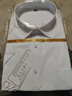 普羅蒙短袖襯衫男士商務(wù)正裝休閑免燙職業(yè)裝工作服純色大碼可選男裝襯衣 純白色 44 曬單實(shí)拍圖