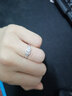 佐卡伊七夕 白18k金結(jié)婚鉆戒指心形結(jié)婚鉆石戒指結(jié)婚女戒 共27分(18+9)D-E/SI部分指圈現(xiàn)貨 曬單實(shí)拍圖
