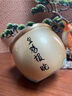 乾簡(jiǎn)純黃銅手工彩繪煙灰缸家用客廳高端擺件創(chuàng  )意個(gè)性防飛灰辦公室煙缸 （喜上眉梢）手繪黃銅煙灰缸 曬單實(shí)拍圖