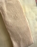 PRIMEET派米堆堆襪女秋冬襪子女顯瘦小腿襪款白色堆疊長筒襪搭配小皮 小麥白- 單雙裝 1雙 均碼 - 女款(適合36-39碼) 曬單實(shí)拍圖