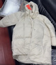 美力城中長款羽絨服女新款鵝絨外套輕暖系列三防戶外運動時尚百搭 白色 L 曬單實拍圖