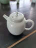 振青汝窯功夫茶壺單壺陶瓷冰裂開片天青色茶具景德鎮(zhèn)全手工汝瓷泡茶壺 高仕壺 155ml 曬單實拍圖