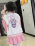 G.DUCKKIDS女童套裝春秋季兒童衣服美樂(lè)蒂女孩棒球服褲子學(xué)院風(fēng)中大童春裝 裙子三件套 110 適合100-110cm年齡4-5歲 曬單實(shí)拍圖