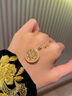 FR新中式古法六字真言蓮花八寶羅盤吊墜項(xiàng)鏈平安順?biāo)旒o(jì)念日生日送禮 18K金八寶羅盤吊墜 配925銀鏈條 曬單實(shí)拍圖