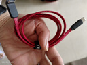 能適適用蘋果iPhone特斯拉車載彎頭充電線手機(jī)PD30W快充Model3數(shù)據(jù)線typec轉(zhuǎn)lightning接口閃充 雙Type-C【100W快充彎頭】紅色|一條裝 1m 曬單實拍圖