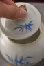 御時(shí)居竹君子汝窯茶具套裝手繪功夫泡茶蓋碗茶壺茶杯2025新款禮盒 竹君子10入茶具套裝(蓋碗款) 曬單實(shí)拍圖