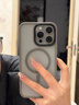 balueus蘋果16Promax手機(jī)殼iPhone16pro高端16磨砂保護(hù)套防摔拍照相機(jī)ai按鍵全包磁吸外殼新款plus男 【星云灰】膚感磨砂磁吸-相機(jī)按鍵 iPhone 16 Pro Max 曬單實拍圖