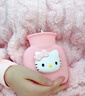 鉑吶苓 三麗鷗熱水袋注水暖肚子暖手寶冬日可愛熱敷袋送女生生日禮物 凱蒂貓熱水袋 曬單實拍圖