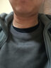 羅蒙衛(wèi)衣軟糯舒適仿麂皮男春秋季重磅大碼加肥男士長(zhǎng)袖上衣外套男裝 灰色 L 適合120-140斤 曬單實(shí)拍圖