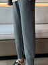 米度麗孕婦褲子春秋冬外穿運動(dòng)褲加絨加厚保暖衛褲冬季棉褲孕婦春裝 加絨款-深花灰 XL碼（建議：120-150斤） 曬單實(shí)拍圖