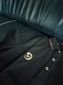 CAVALLI CLASS春季新款男裝時(shí)尚休閑T恤燙鉆透氣舒適男式翻領(lǐng)短袖Polo衫 黑色 52 曬單實(shí)拍圖