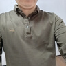 杉杉【羊絨蠶絲】長袖T恤男士翻領(lǐng)保暖磨毛順滑親膚柔軟舒適休閑上衣 曬單實拍圖