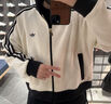 阿迪達斯（adidas）三葉草外套女子2025春女雙拉鏈立領(lǐng)時(shí)尚潮流運動(dòng)休閑針織寬松夾克 JN0722 M 曬單實(shí)拍圖