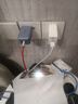 綠聯(lián)（UGREEN）小口紅氮化鎵65W充電器 雙Type-C多口快充頭 適用PD20W蘋果14手機(jī)筆記本電腦充電頭 65W氮化鎵充電器【2C1A藍(lán)色】 曬單實拍圖