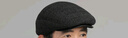 安振毅 冬季帽子男前進(jìn)帽夾棉鴨舌帽中老年人爸爸帽爺爺老頭帽新款 曬單實(shí)拍圖