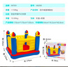 INTEX兒童充氣城堡跳跳床家用蹦蹦床樂(lè )園游戲屋室內彈跳床玩具 大型城堡【送20球+電泵+修補包】 曬單實(shí)拍圖
