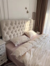 紅豆家紡貢緞長(cháng)絨棉床上四件套親膚被套床單新疆棉被罩床笠罩四季通用床品 云朵吐司【細膩柔順 可裸睡】 1.8m 床單款 四件套-被套200x230cm 曬單實(shí)拍圖