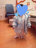 戴維貝拉【抗菌絨】?jī)和鸾q服冬裝男童三防外套女童上衣童裝 曬單實(shí)拍圖