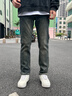 真維斯（Jeanswest）春秋季新款牛仔褲男士高端潮牌直筒修身小腳彈力寬松休閑長(cháng)褲子 K332深懷舊藍 32 曬單實(shí)拍圖