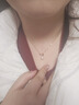 Vana兔子銀珍珠項鏈女鎖骨鏈吊墜七夕情人節(jié)禮物送女朋友老婆 兔子項鏈*玫【專屬禮盒】 曬單實拍圖