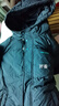 鴨鴨童裝兒童羽絨服秋冬新款男女童寬松加厚連帽短款面包服冬黑色 160 曬單實(shí)拍圖