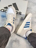 阿迪達斯（adidas）官方艦店男鞋 春季新款復古運動(dòng)鞋潮流耐磨休閑鞋低幫板鞋籃球鞋 JH8812/白藍棕 41 曬單實(shí)拍圖