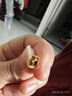 老廟黃金足金星星月亮一起閃耀5G工藝精致耳釘送女友老婆生日禮物 曬單實(shí)拍圖
