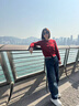 范思藍恩撞色拼接針織開衫女秋2024新款蝴蝶結(jié)刺繡減齡上衣13122 蕉紅色 S 曬單實拍圖