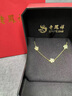 老鳳祥雙層花朵銀腳鏈女生腳鐲腳飾時(shí)尚輕奢七夕情人節(jié)禮物送女朋友老婆 雙層花朵腳鏈【品牌專屬禮盒】 曬單實(shí)拍圖