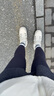 斯凱奇（Skechers）奶糕鞋秋冬加絨保暖老爹鞋厚底增高樂福鞋單鞋休閑鞋167902 曬單實拍圖